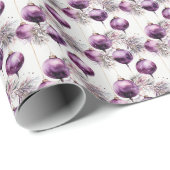 Plum Fusion: een fusie van Paarse en gouden Cadeaupapier (Rol Hoek)