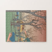 Plum Garden by Hiroshige Legpuzzel (Horizontaal)