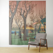 Plum Garden by Hiroshige Wandkleed (In situ)
