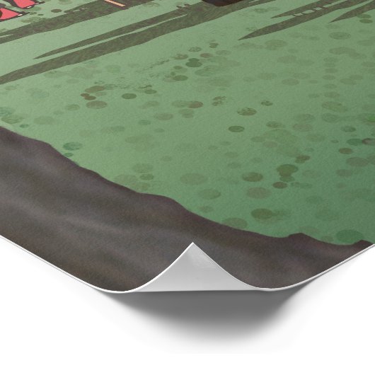 Plum Garden Poster (Hoek)