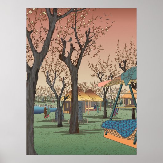 Plum Garden Poster (Voorkant)