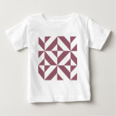 Plum Geometric Deco Cube Pattern (Voorkant)