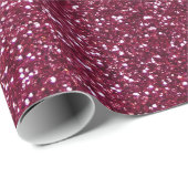 Plum glitter cadeaupapier (Rol Hoek)