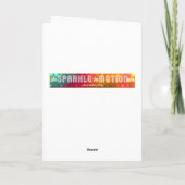 Plum Glitter Dream Sparkle Shine Kaart (Achterkant)