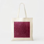 Plum glitter tote bag (Voorkant)