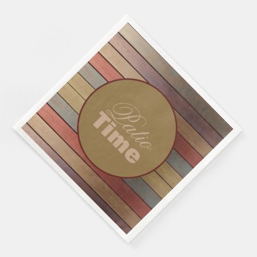 Plum Gold en Grey Blue Servet (Hoek)