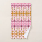 Plum Gold Pink en Olive Green Bad Handdoek (Handdoek)