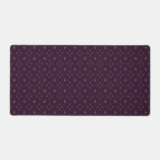 Plum | Golden Zinnia Sun Bureaumat (Voorkant)