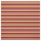 Plum, Goldenrod en Maroon Colored Pattern Stof (Swatch)