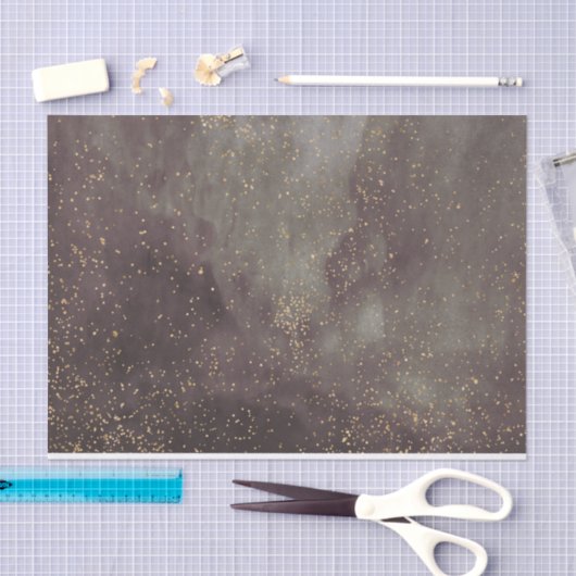 Plum gray galaxy of stars parchment tissuepapier (Craft)