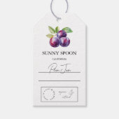 Plum Hang-Label Cadeaulabel (Voorkant)