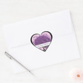 Plum Heart Leaf Tree Wedding Seal Hart Sticker (Envelop)