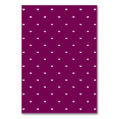 Plum Hydrangea DIY Tent Place Card Kaart (Achterkant)