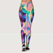 Plum-illustratie Leggings (Achterkant)