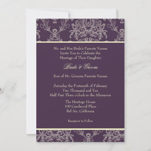 Plum/iory roomijs kaart (Achterkant)