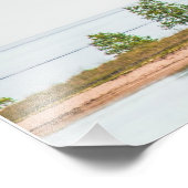 Plum Island Lighthouse door County, Wisconsin Foto Afdruk (Hoek)