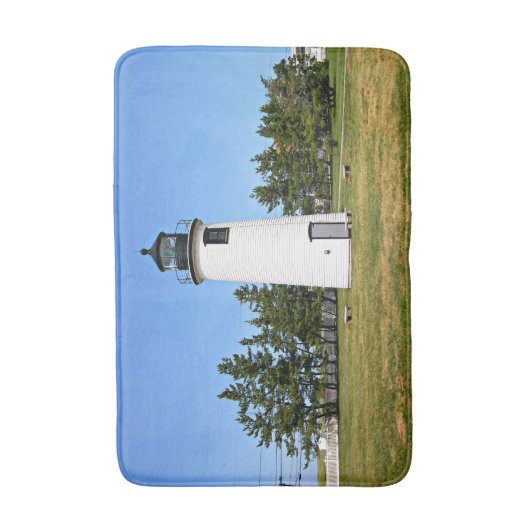 Plum Island Lighthouse, een vuurtoren in Massachus Badmat (Voorkant Verticaal)