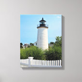 Plum Island Lighthouse, MA Wrapped Canvas (Voorkant)