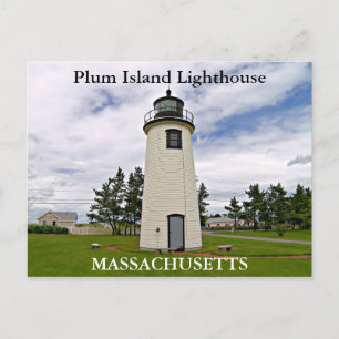 Plum Island Lighthouse, Massachusetts Briefkaart