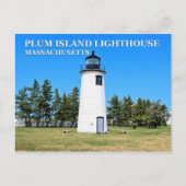 Plum Island Lighthouse, Massachusetts Briefkaart (Voorkant)