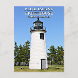 Plum Island Lighthouse, Massachusetts Briefkaart