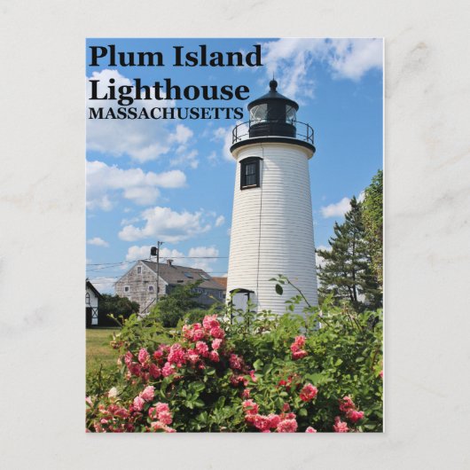 Plum Island Lighthouse, Massachusetts Briefkaart (Voorkant)