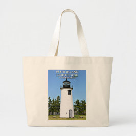 Plum Island Lighthouse, Massachusetts Canvas tas
