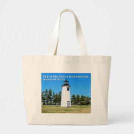 Plum Island Lighthouse, Massachusetts Canvas tas