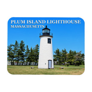 Plum Island Lighthouse, Massachusetts Flex Magnet Magneet