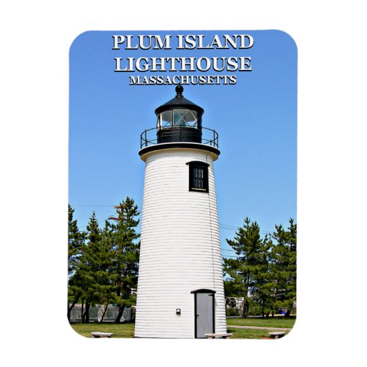 Plum Island Lighthouse, Massachusetts Flex Magnet Magneet (Verticaal)