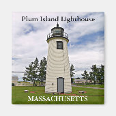 Plum Island Lighthouse, Massachusetts Magnet (Voorkant)