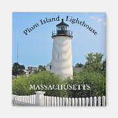 Plum Island Lighthouse, Massachusetts Magnet (Voorkant)