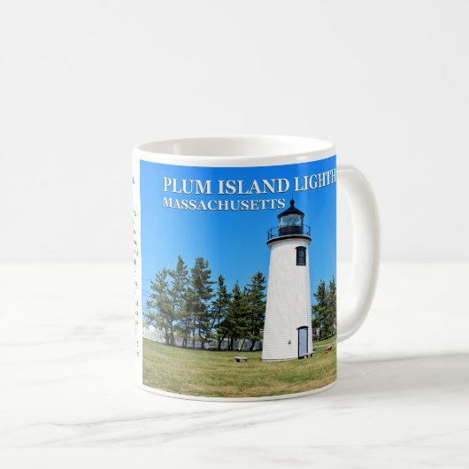 Plum Island Lighthouse, Massachusetts Mok (Voorkant rechts)