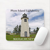 Plum Island Lighthouse, Massachusetts Mousepad Muismat (Met muis)