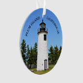 Plum Island Lighthouse, Massachusetts Ornament (voorkant)