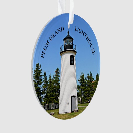 Plum Island Lighthouse, Massachusetts Ornament (voorkant)