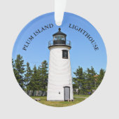 Plum Island Lighthouse, Massachusetts Ornament (voorkant)