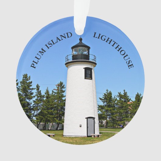 Plum Island Lighthouse, Massachusetts Ornament (voorkant)