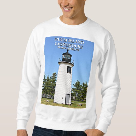 Plum Island Lighthouse, Massachusetts Sweatshirt (Voorkant)