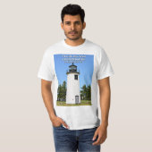 Plum Island Lighthouse, Massachusetts T-Shirt (Voorkant volledig)