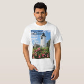 Plum Island Lighthouse, Massachusetts T-Shirt (Voorkant volledig)