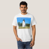 Plum Island Lighthouse, Massachusetts T-Shirt (Voorkant volledig)