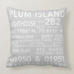 Plum Island Massachusetts Pillow Kussen