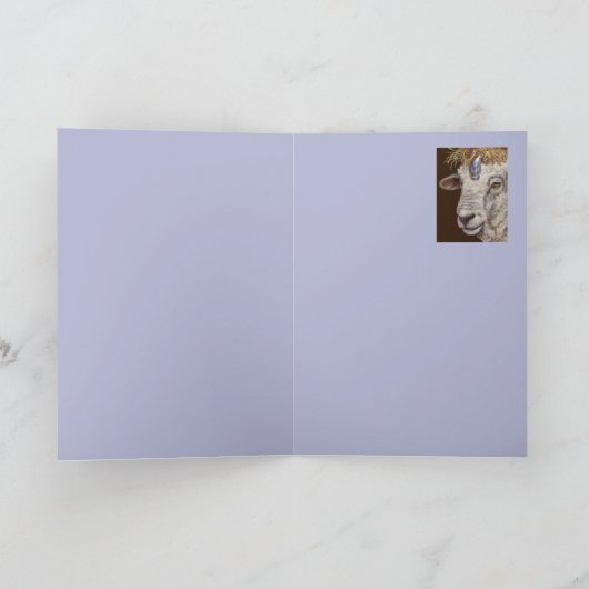 Plum Island Sheep card Kaart (Binnen)