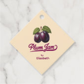 Plum Jam Bedankjes Labels (Voorkant)