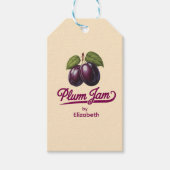 Plum Jam Cadeaulabel (Voorkant)