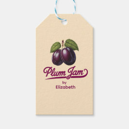 Plum Jam Cadeaulabel