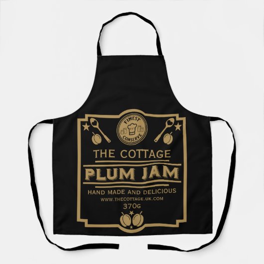 Plum Jam Conserve Maker Schort (Voorkant)