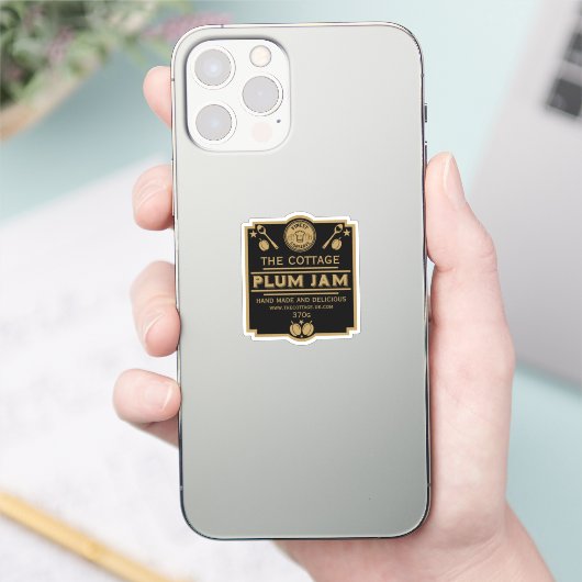 Plum Jam Conserve Maker Sticker (Telefoon)