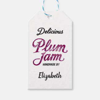 Plum Jam-Label Cadeaulabel